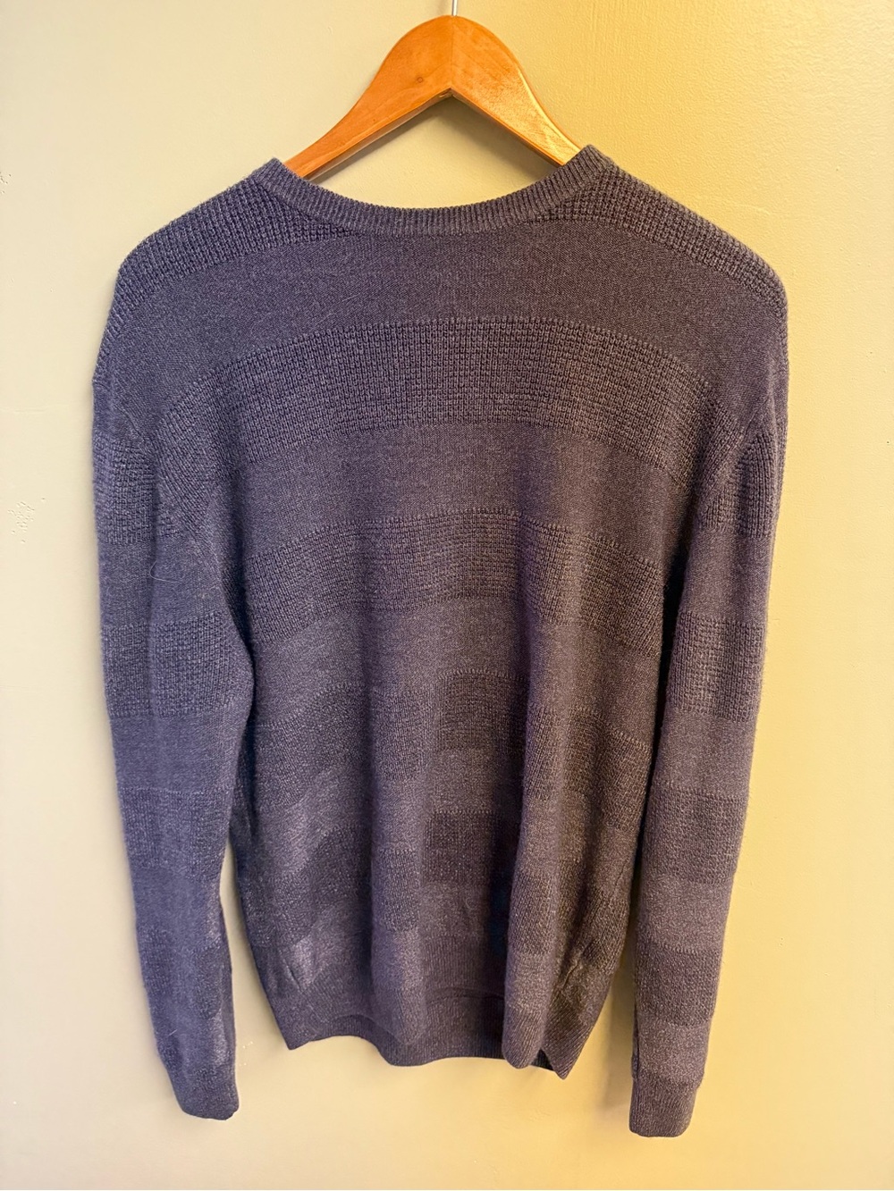 Weatherproof Men's Crewneck Sweater in Slate Gray-Blue